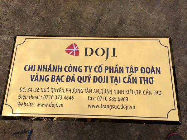 Bảng tên Inox ăn mòn